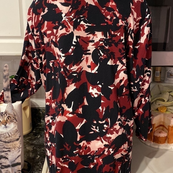 a womens JM Collection casual 3/4 sleeve stretch plus size top XXL - Picture 2 of 3